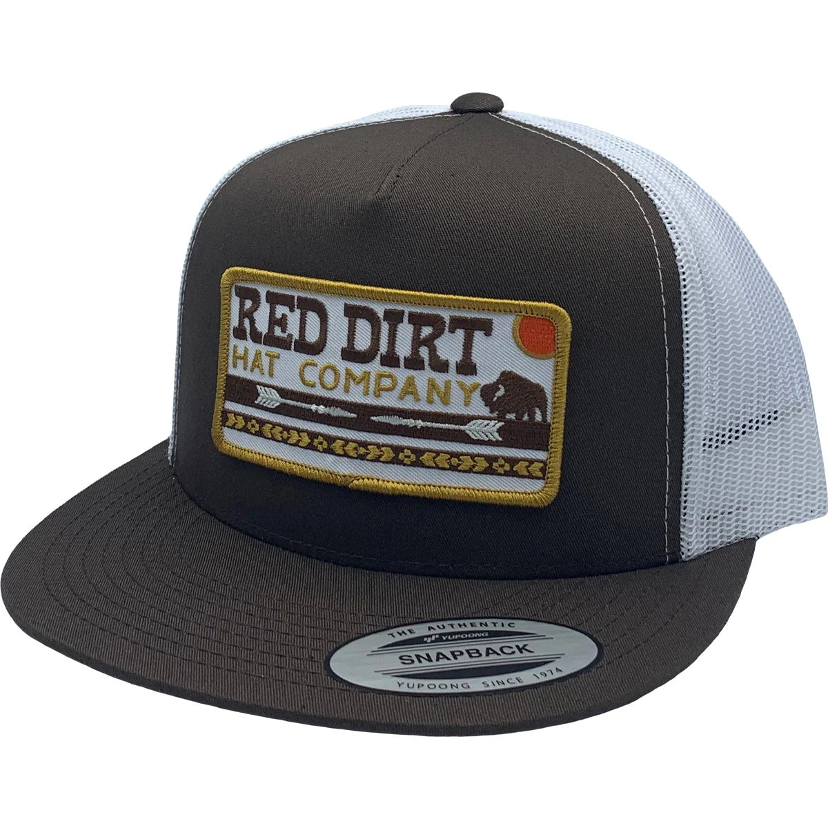 Red Dirt Hat Co Arrows Brown/White Cap