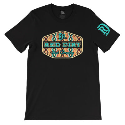 Red Dirt Hat Co Free Rein Black SS T-Shirt