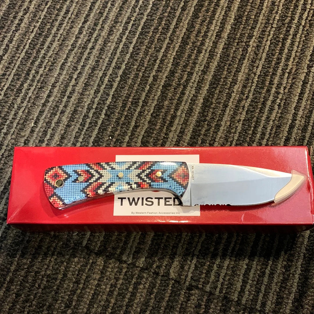 Twisted X Knife Straight Blade xk-1014st