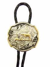 Western Fashion Accessories Bolo Praying Cowboy W/Leather Cord Tie TBBT-302CC