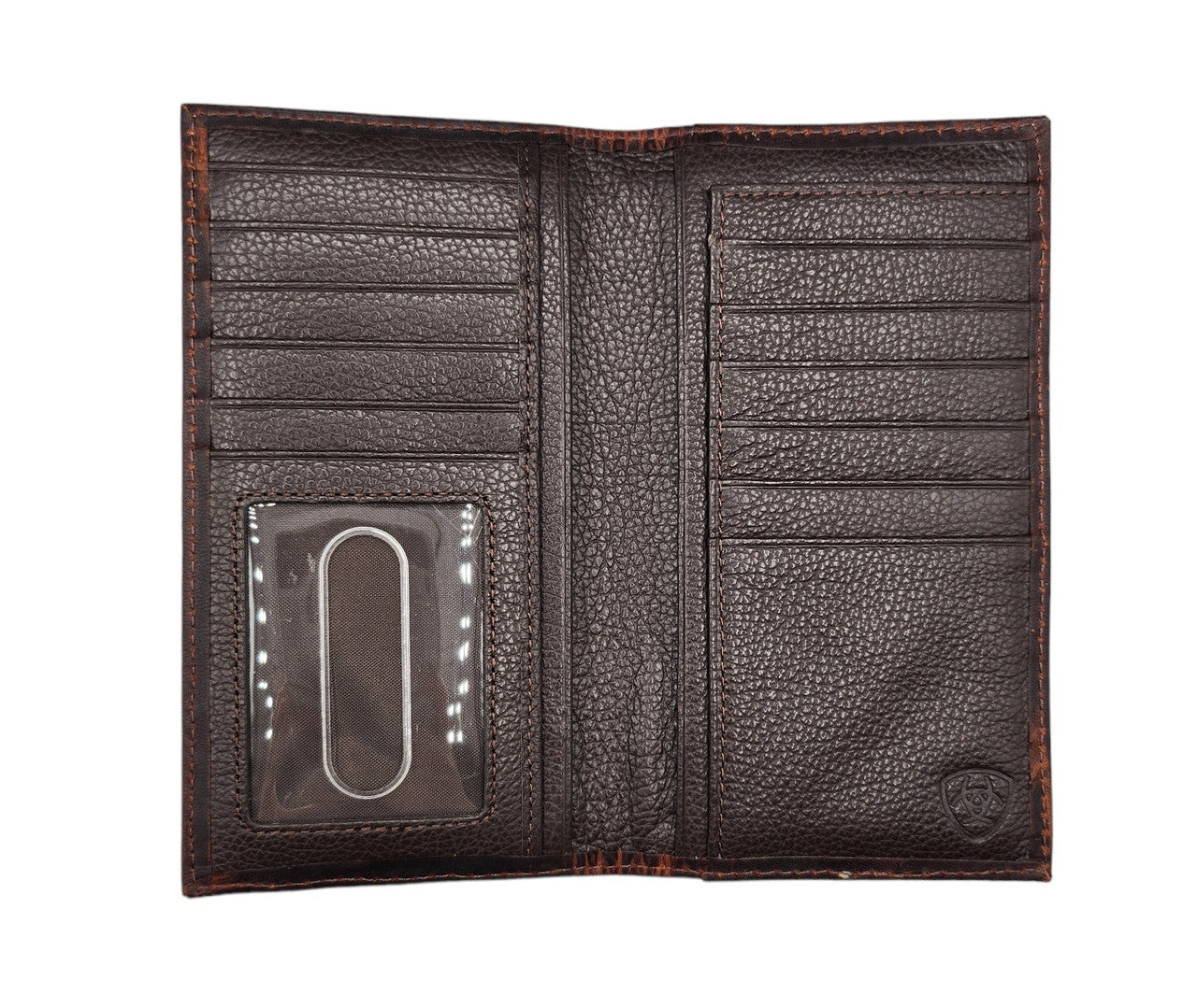 Ariat Distressed American Flag Brown Rodeo Wallet A3553734