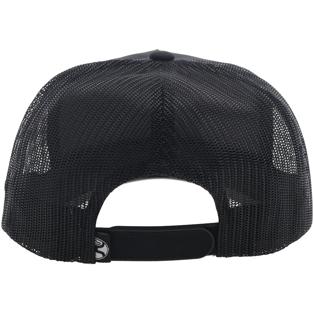 Hooey Men’s Bad Company Black W/Red & White Logo Cap BC006T-BK