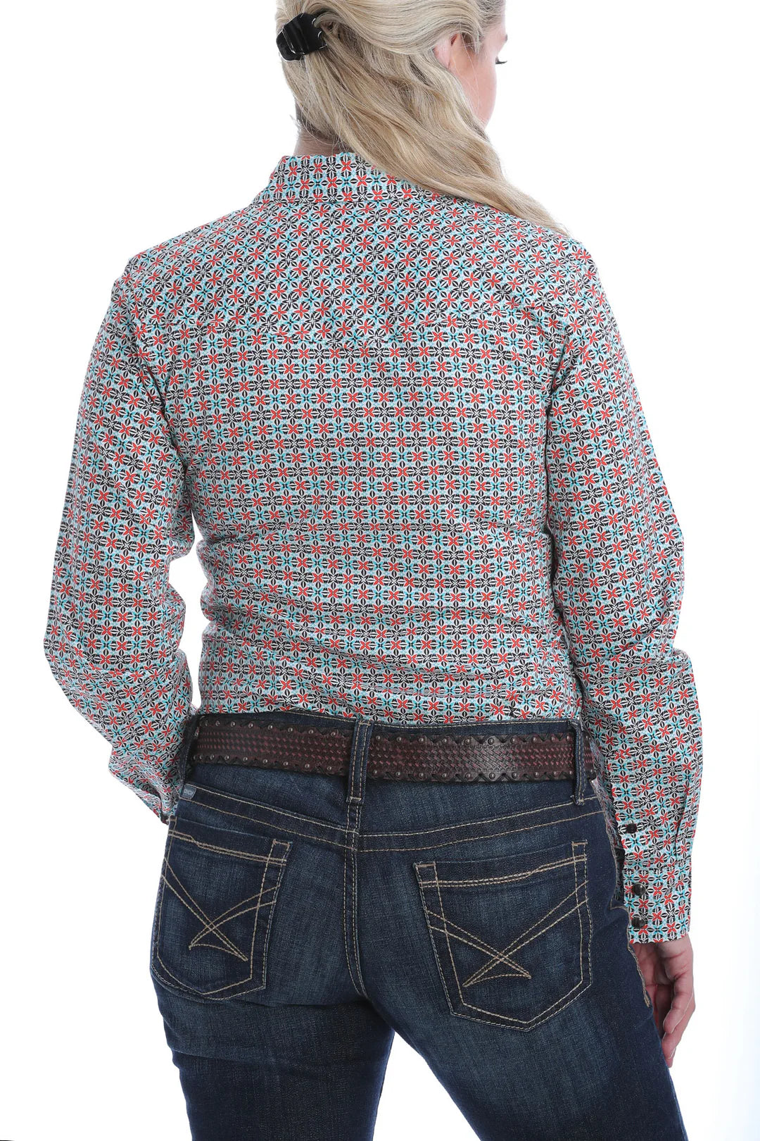 Cinch Ladies Print Rodeo Snap Button Shirt