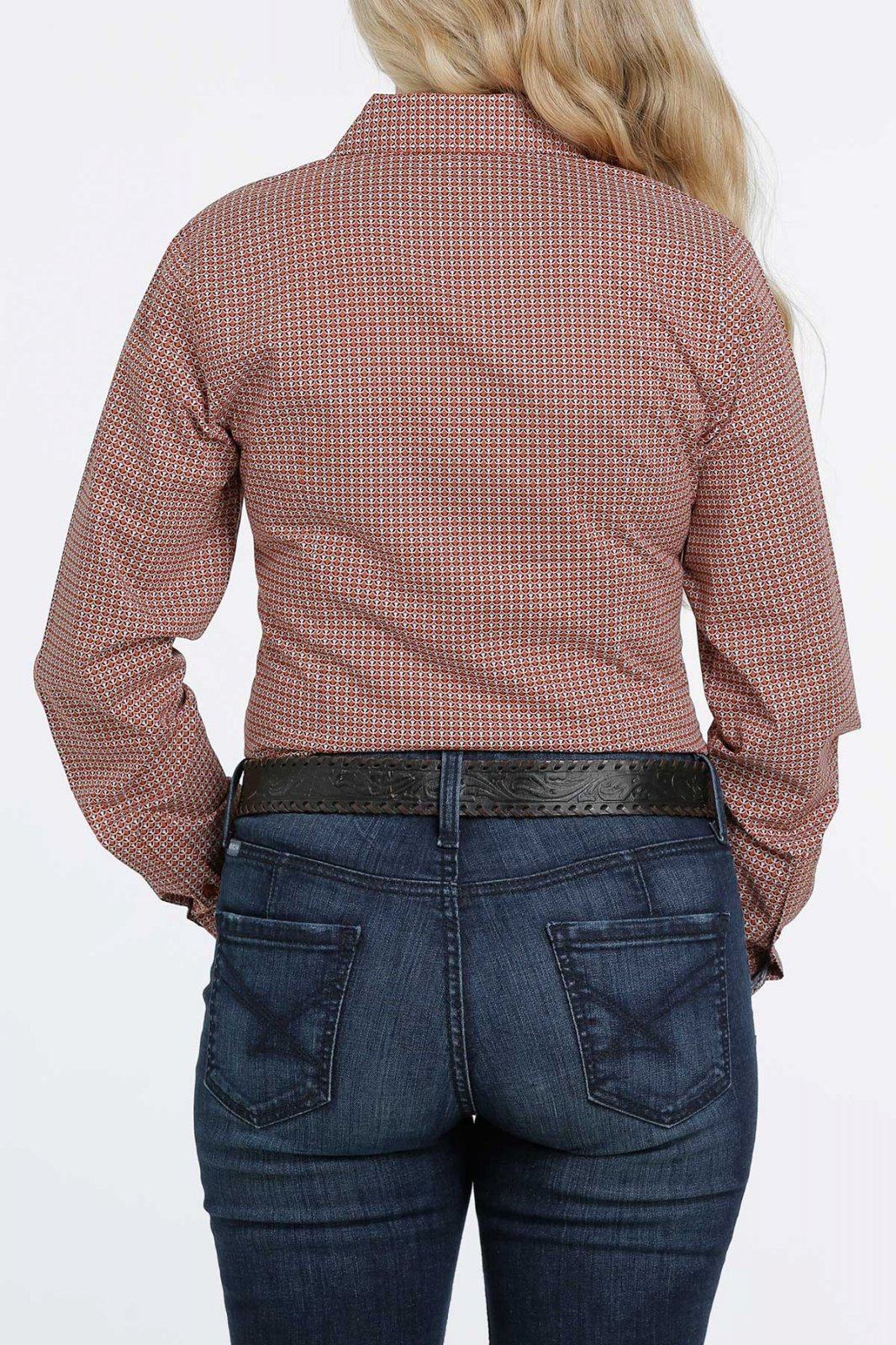 Cinch Women’s LS Printed Shirt Copper