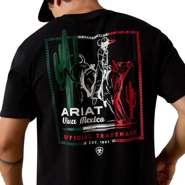 Ariat Men’s Black Buckin Baqueano Graphic T-Shirt 10060967
