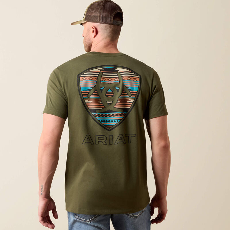 Ariat Men’s Rust Serape Shield T-Shirt 10079616