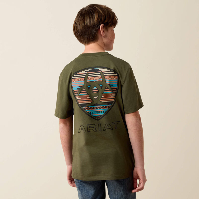 Ariat Boys Rust Serape Shield T-Shirt 10079615