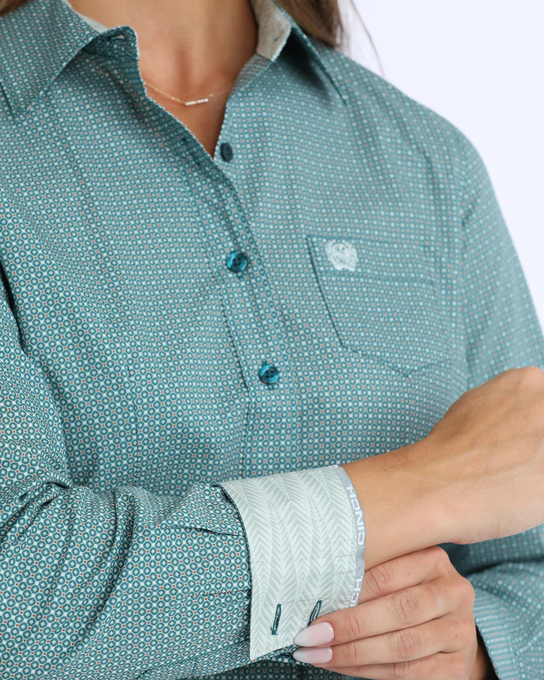 Cinch Women’s Long Sleeve Shirt MSW9164276