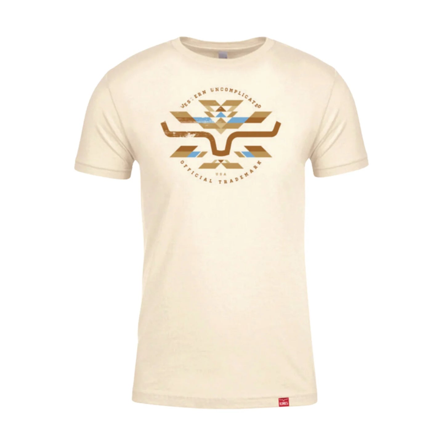 Kimes Ranch Men's Circular Serape Western Beige T-Shirt MSH0000168