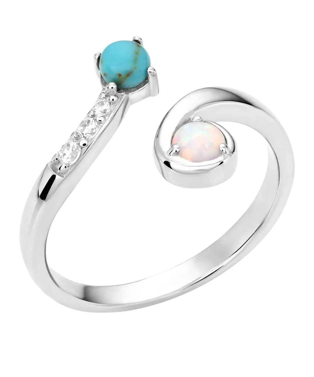 Montana Silversmiths Blue Jay Wrap Ring RG6219B