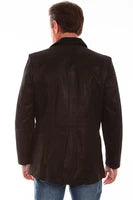 Scully Men's Jacket Leather Black Blazer 602-250
