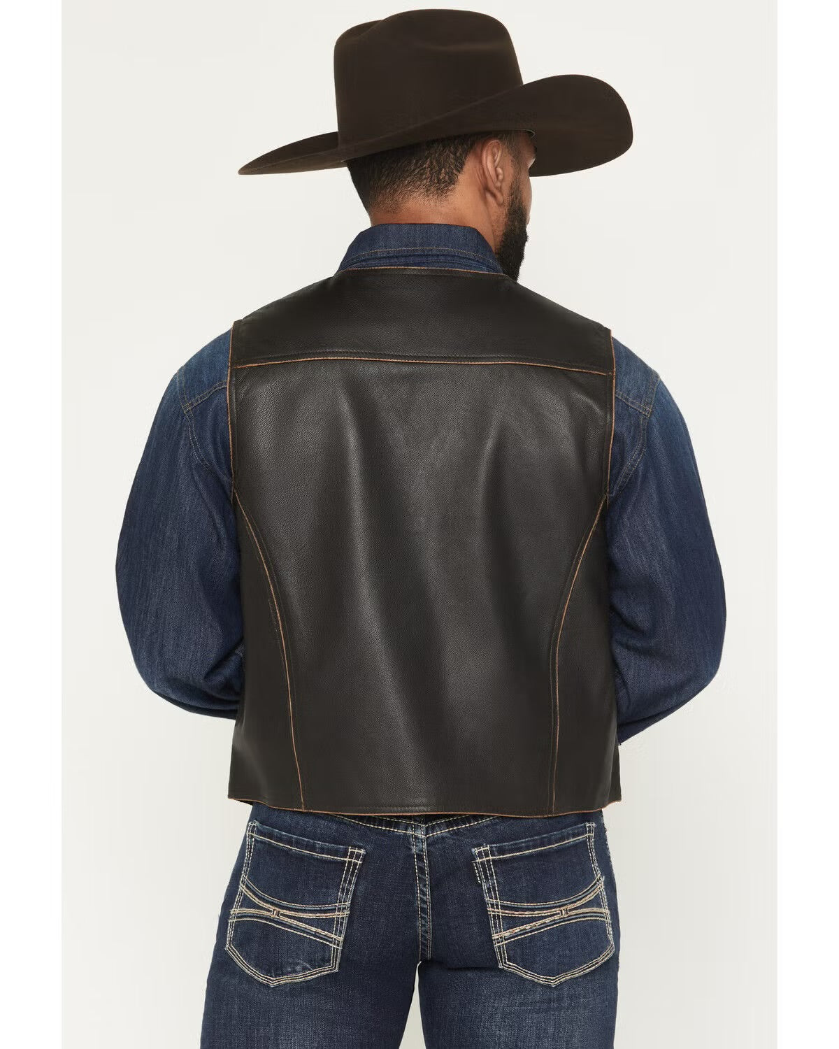 Scully Men’s Leather Vest 2111-259-DKBN
