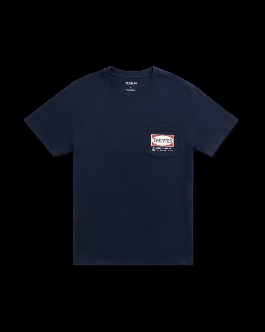 Tecovas Short Sleeve Oval Pocket T-Shirt M61122NVR