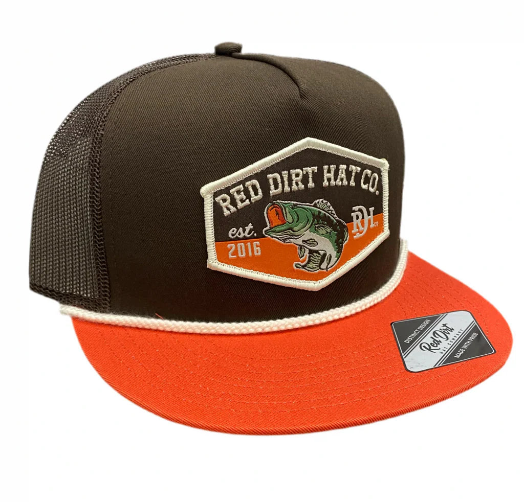 Brown Bass- Orange/Brown/Brown White Rope