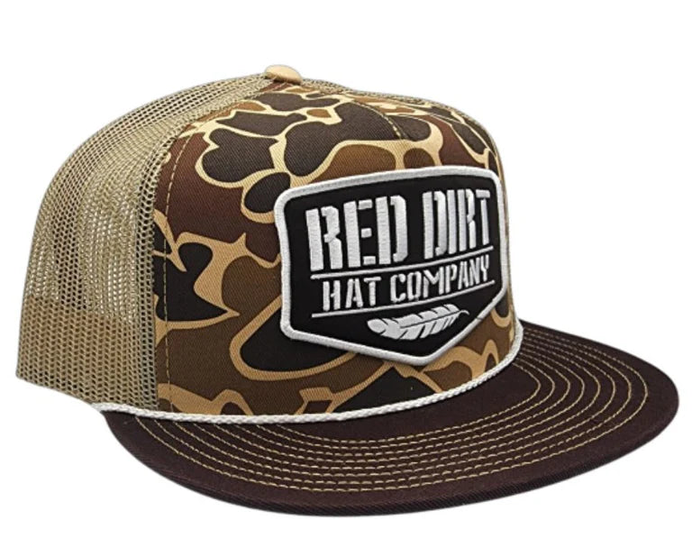 RED DIRT HAT MEN'S OLD SKOOLDUCK CAMO CAP