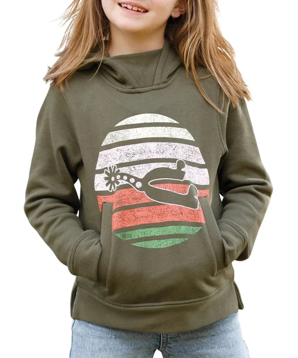 Cruel Girls Green Spur Hoodie CWK8630006