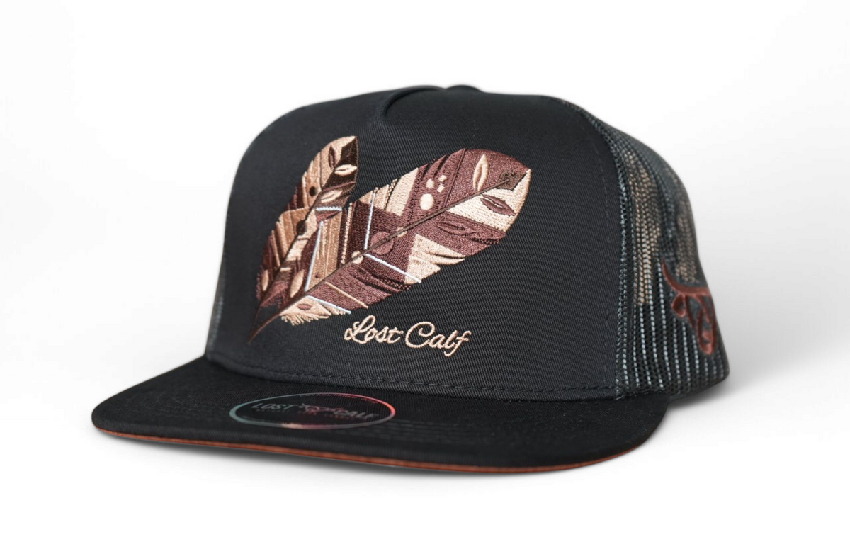 Lost Calf Men’s Tribe Brown Flat Cap