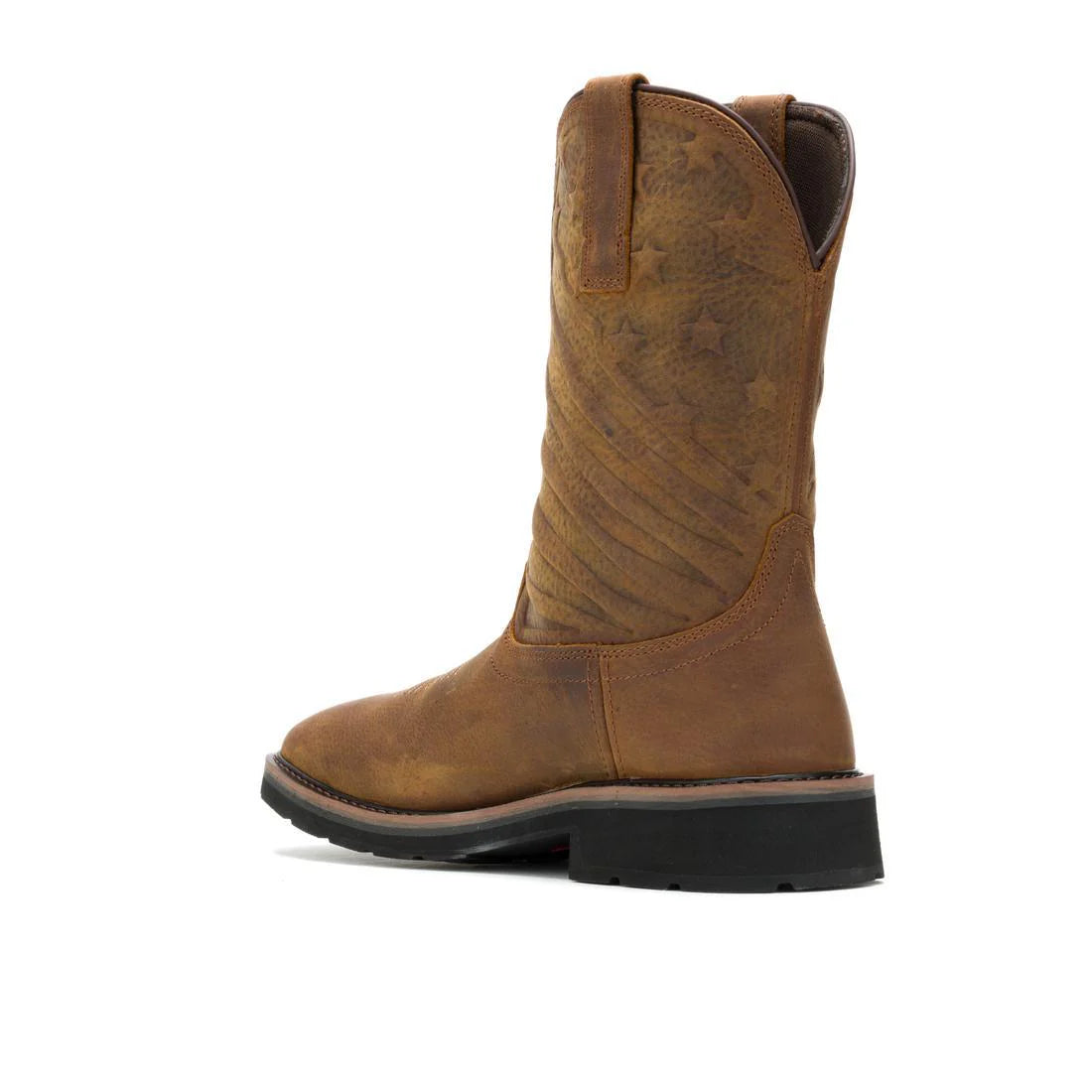 WOLVERINE MEN'S RANCHER FLAG LX WELLINGTON WORK BOOT