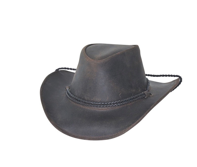 Bullhide Men’s Chocolate Hilltop Leather Casual Western Hat 4071