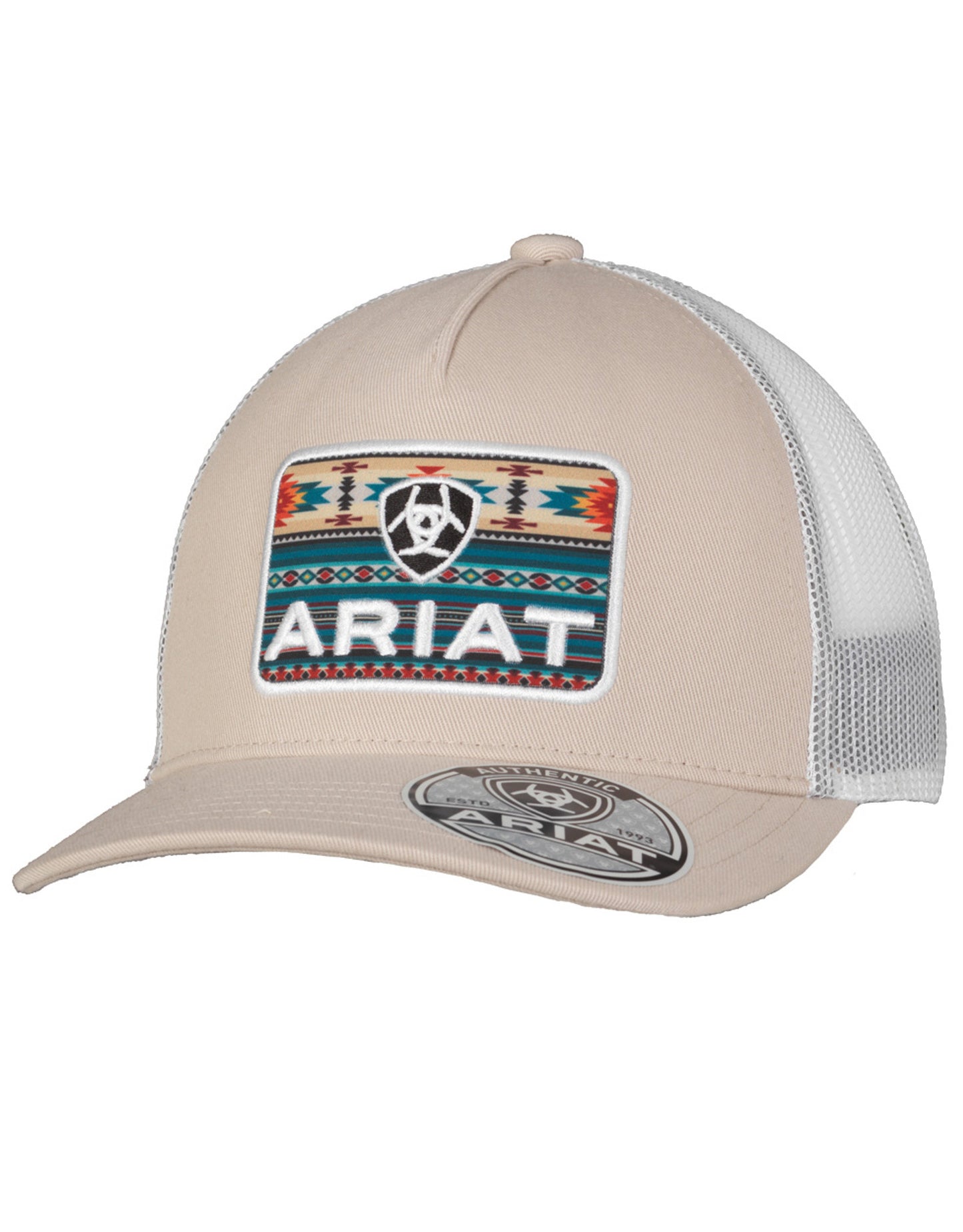 Ariat Southwest Snapback Solid Logo Cap - Beige