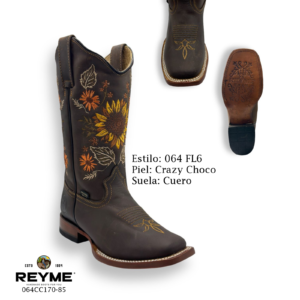 Reyme Boots 064 FL6 Crazy Choco Cuero
