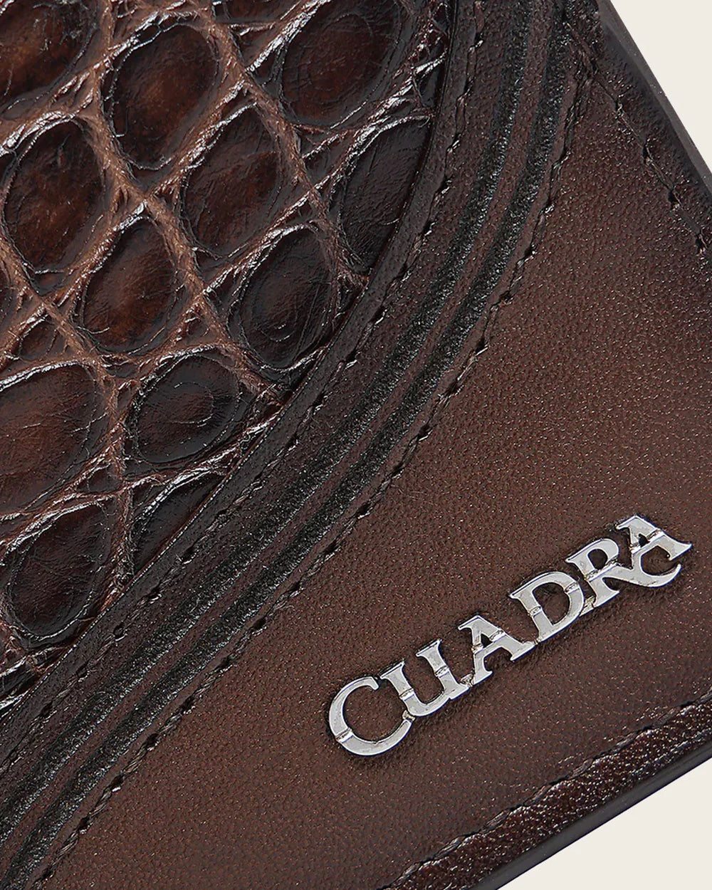Cuadra Wallet Alligator Laser Brown DU718