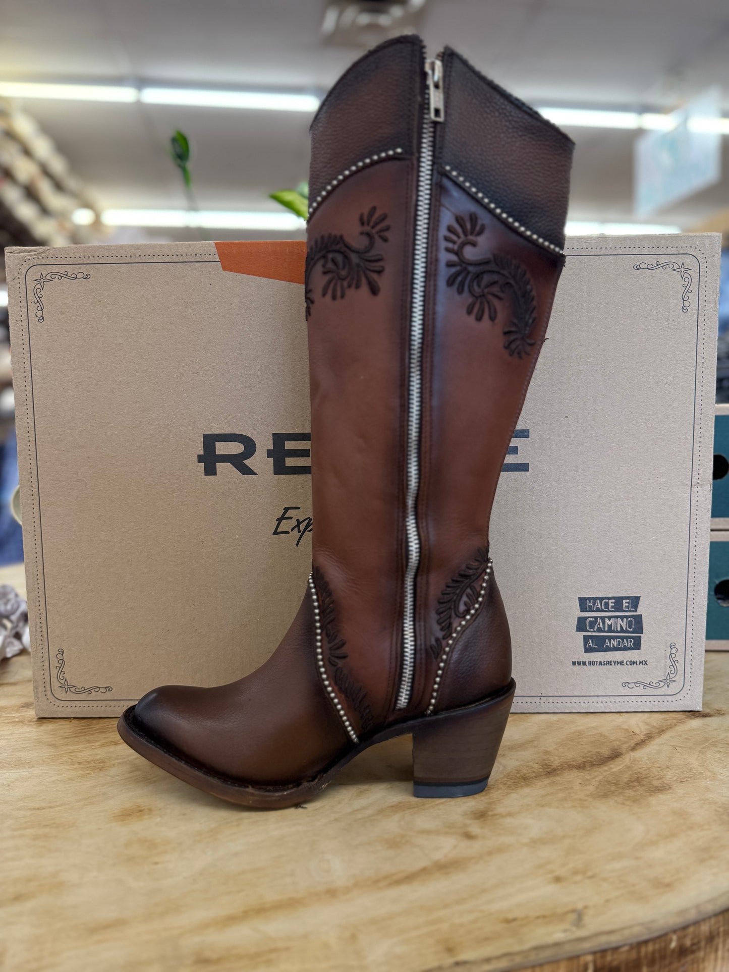 Reyme Womens Naga Thang Tall Zip Boots 319