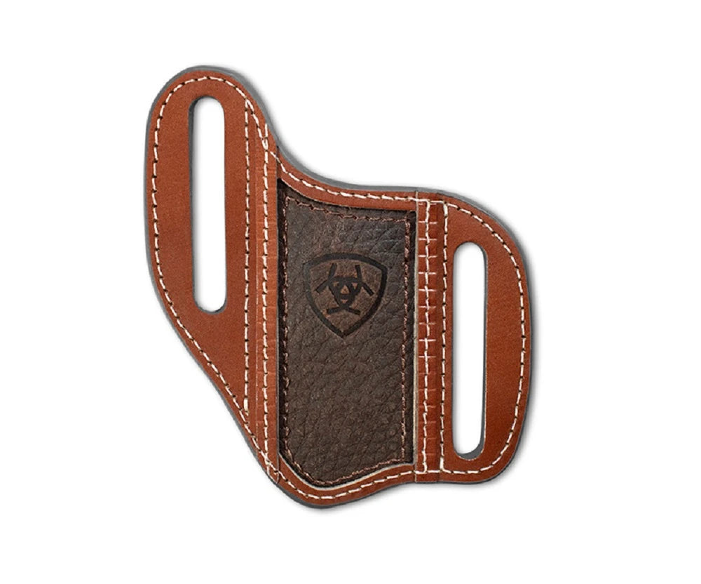 Ariat Embossed Shield Brown Sheath Knife Sheath A1803402