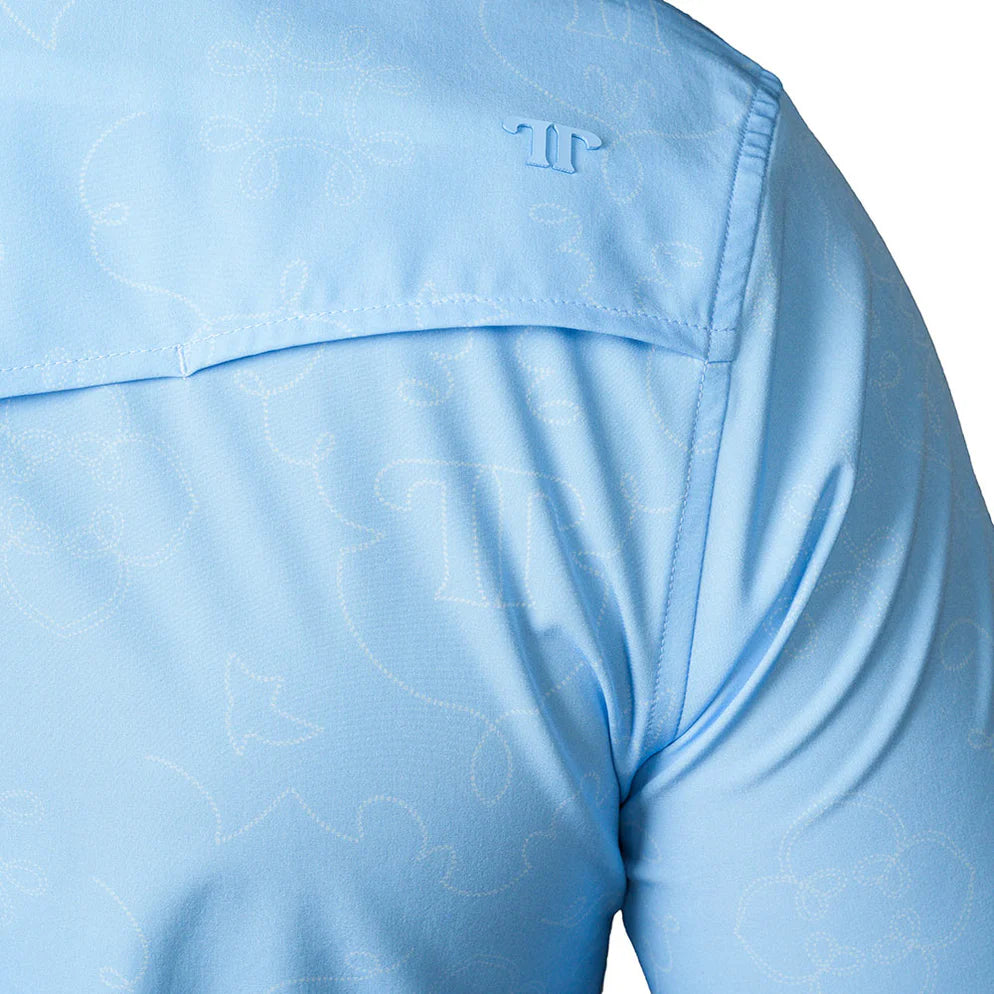 Ferrel The Carson In Light Blue SS Snap FPS1026069