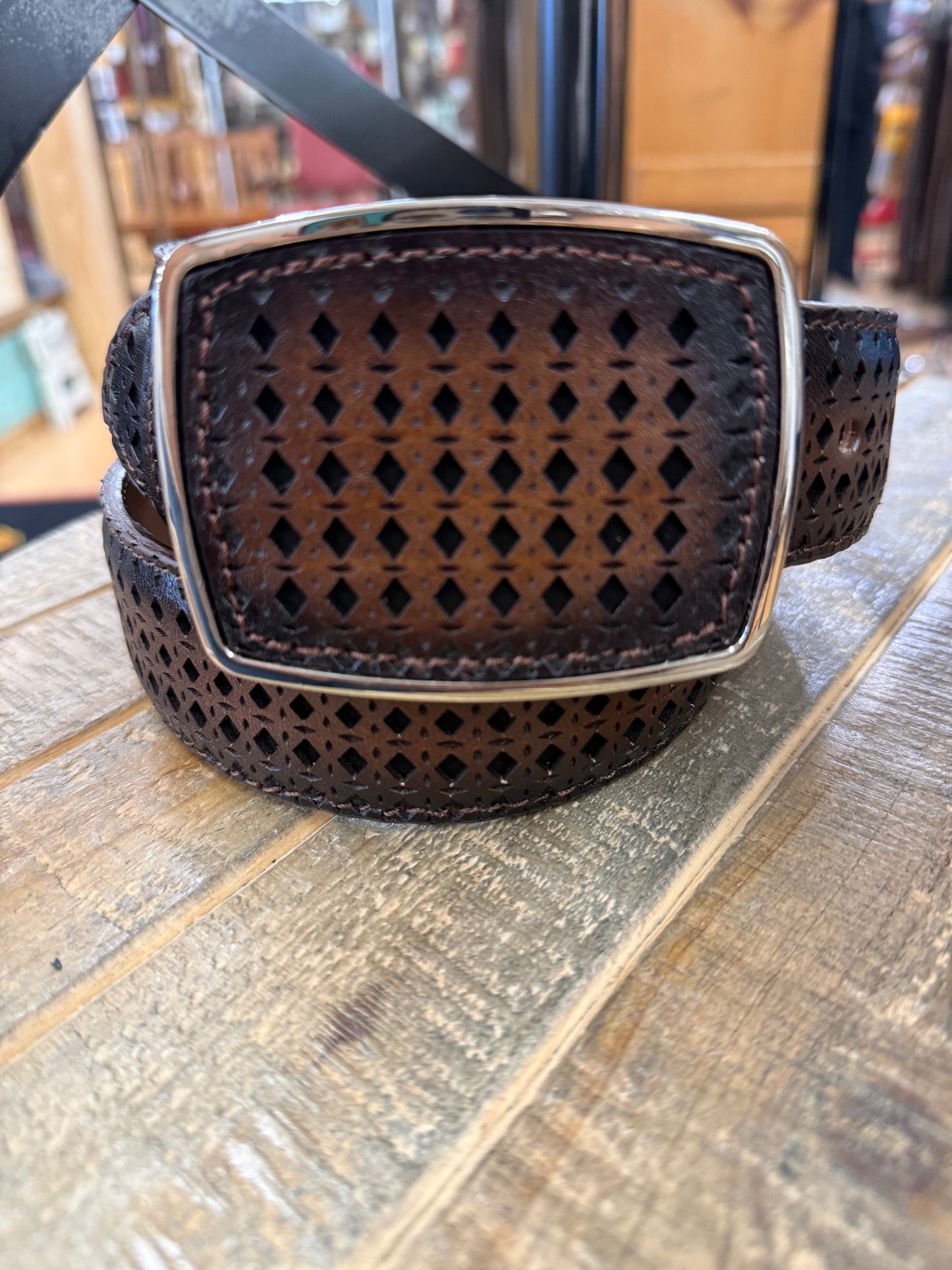 Long Rope Men’s Brown Belt 006LR-BROWN