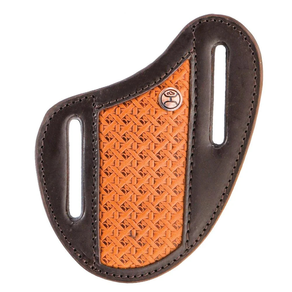 Hooey "Hands Up Basket Weave" Knife Sheath HKS003-TNBR