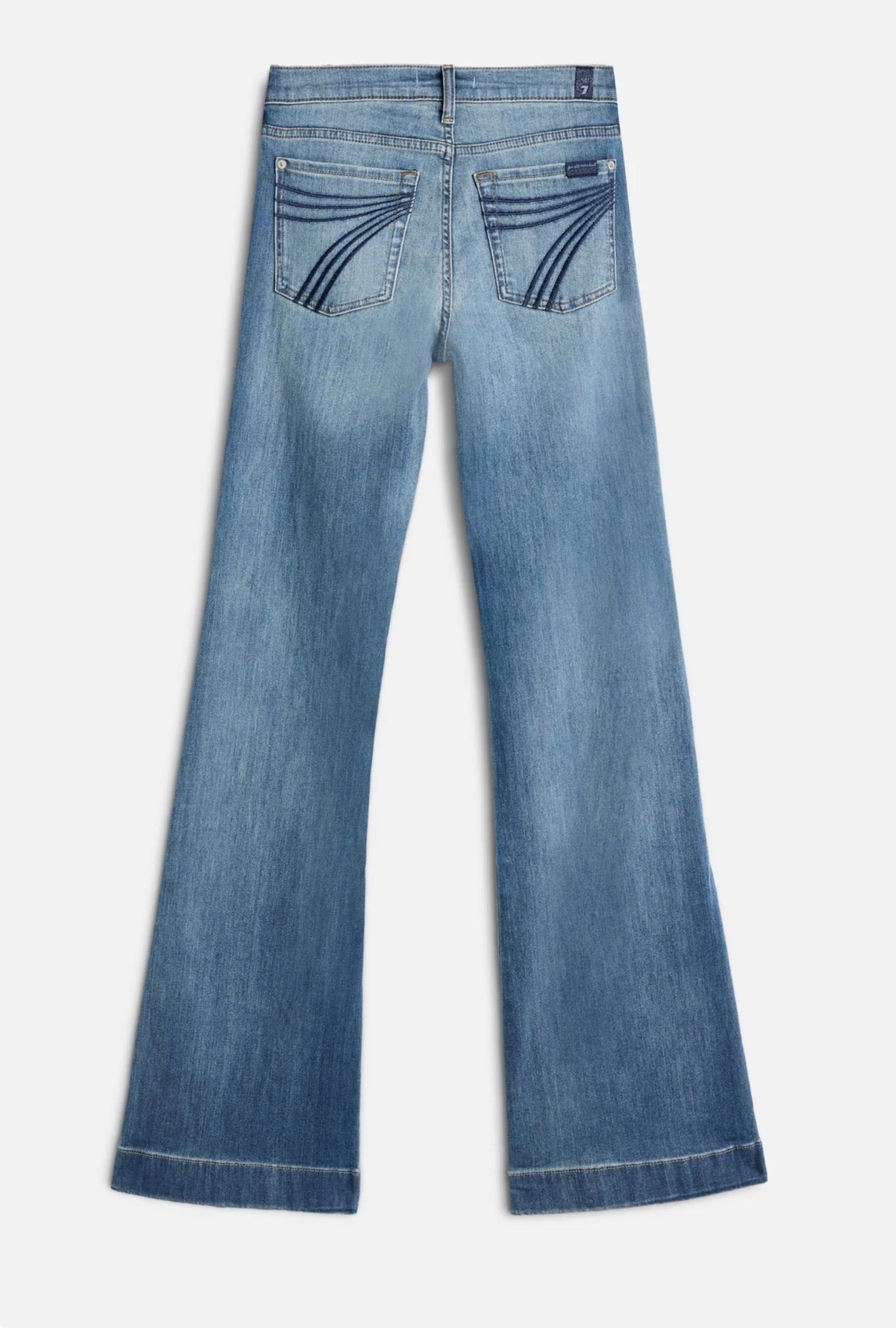 7 For All Mankind Women’s Dojo in Slim Illusion Jeans 34” 7U45144A-DLU