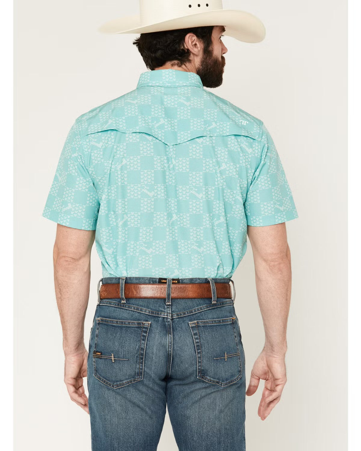 Ferrel Men’s The Flynn Short Sleeve Pearl Snap Shirt FPS1026101