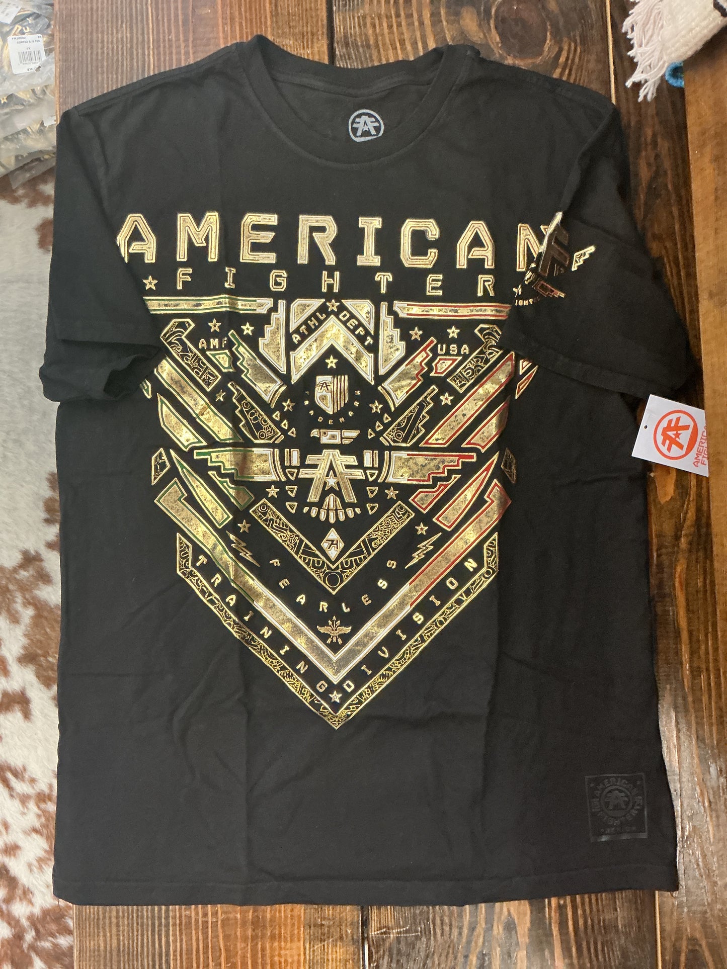 American Fighter Mens Cortez SS Black T-Shirt FM16640