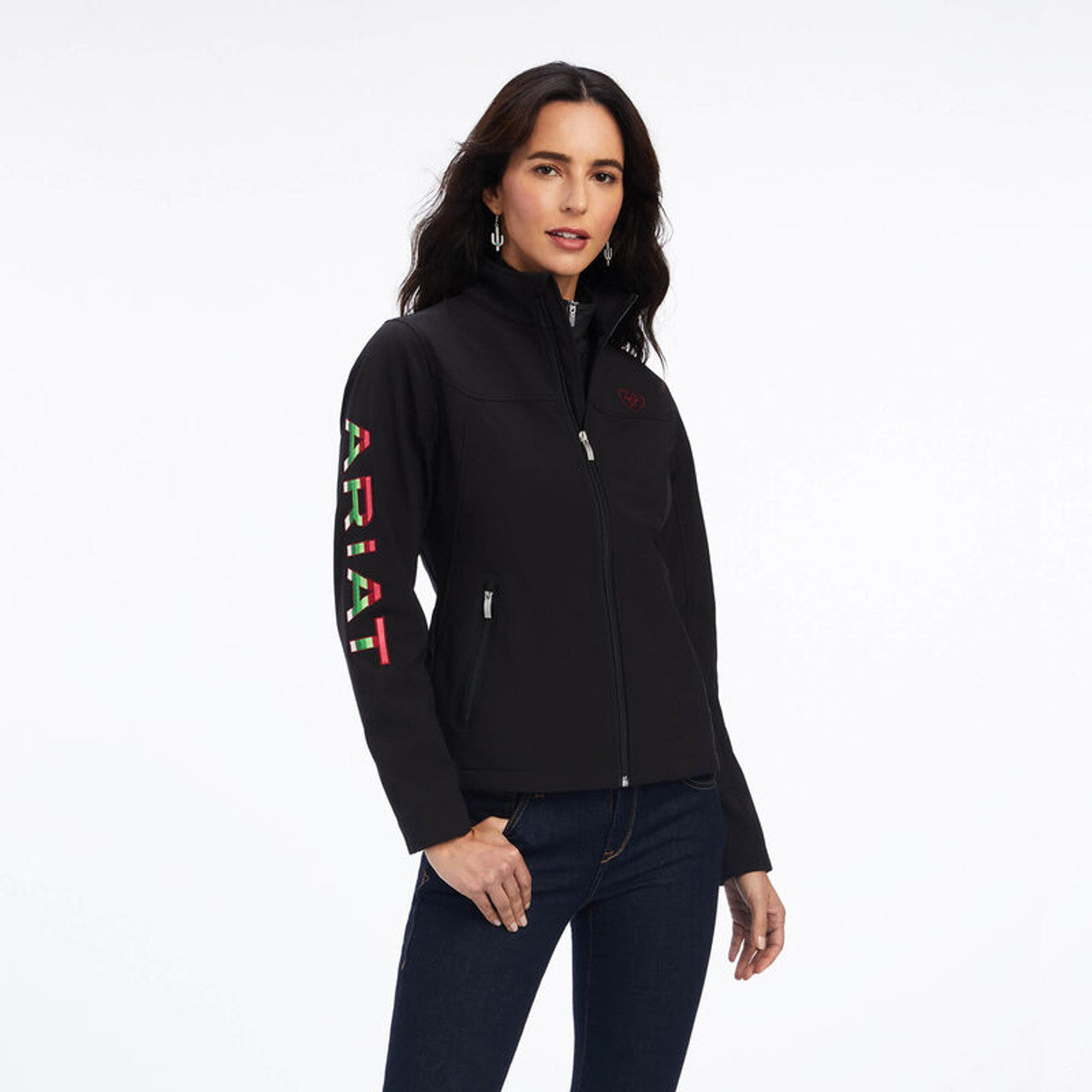 Ariat Women's Rosas Team Softshell Black Jacket