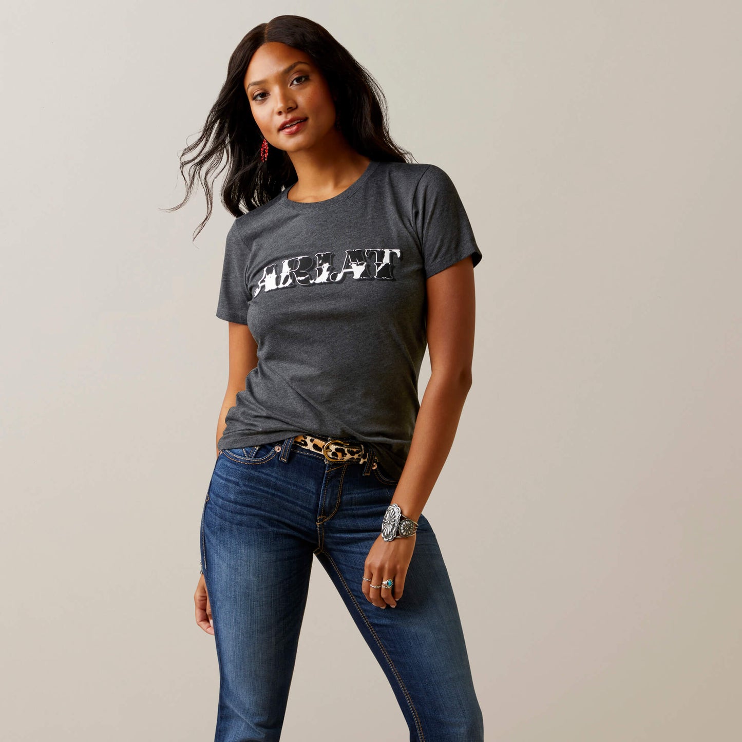 Ariat Cowhide Logo T-Shirt