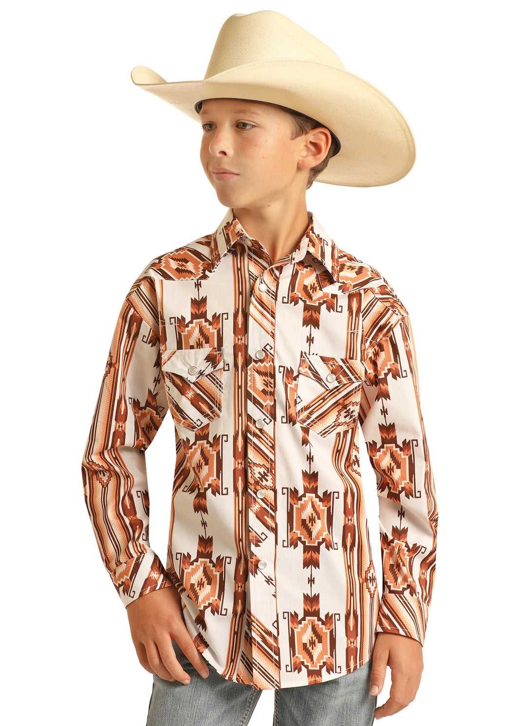 Boy's Rock & Roll Cowboy Snap Front Shirt