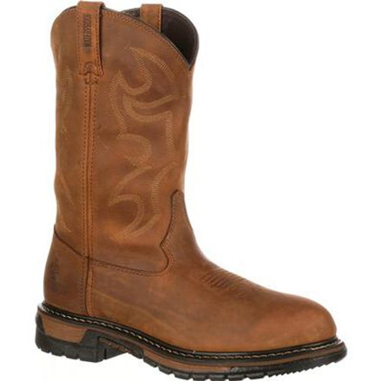 Men's Original Ride Branson Roper Waterproof Western Boot By Rocky