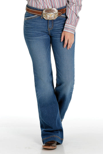 Cinch Ladies Lynden Dark Stone Trouser Jean