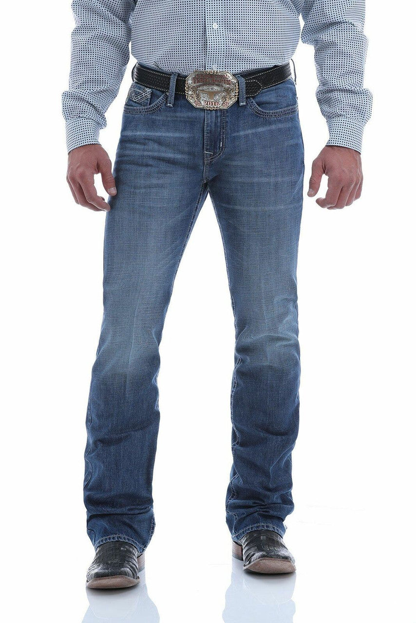Cinch Men's Ian October Slim Fit Boot Cut Jeans