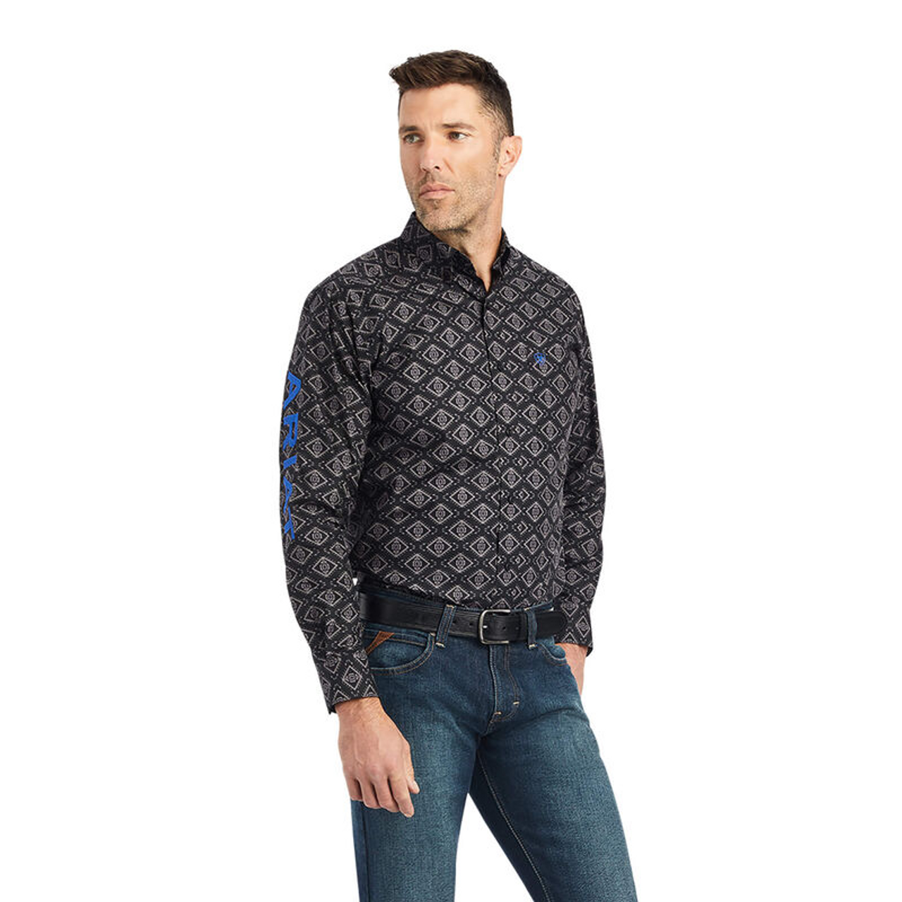ARIAT TEAM CLYDE FITTED BLACK
