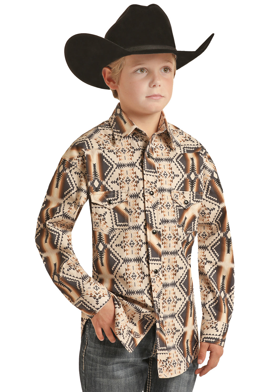 Boy's Rock & Roll Cowboy Snap Front Shirt