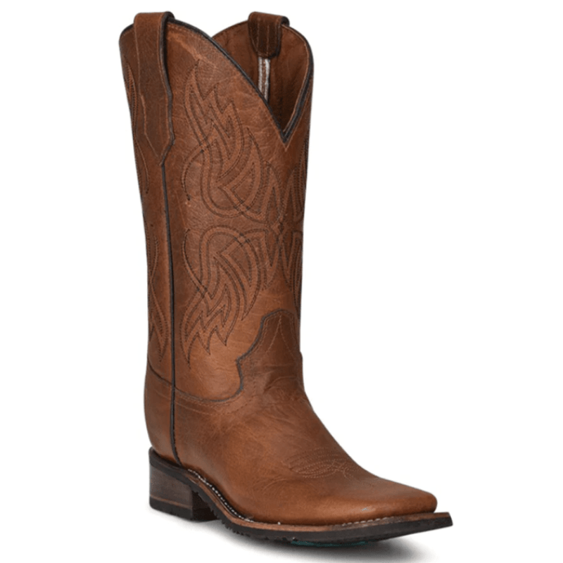 CIRCLE G WOMEN'S HONEY EMBROIDERED LEATHER BOOTS