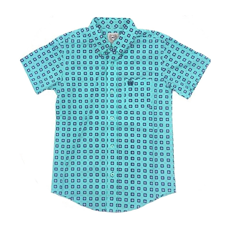 CINCH BOYS PRINTED S/S SHIRT