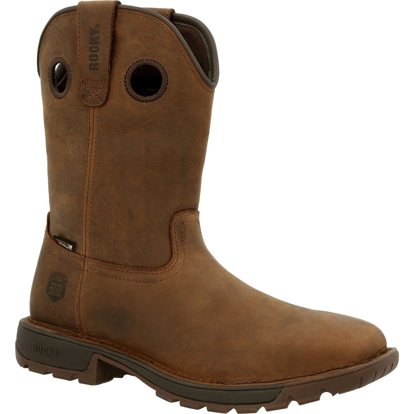 ROCKY LEGACY 32 WATERPROOF STEEL TOE WESTERN BOOTS