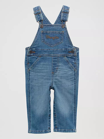 Wrangler Little Girls Denim Overalls