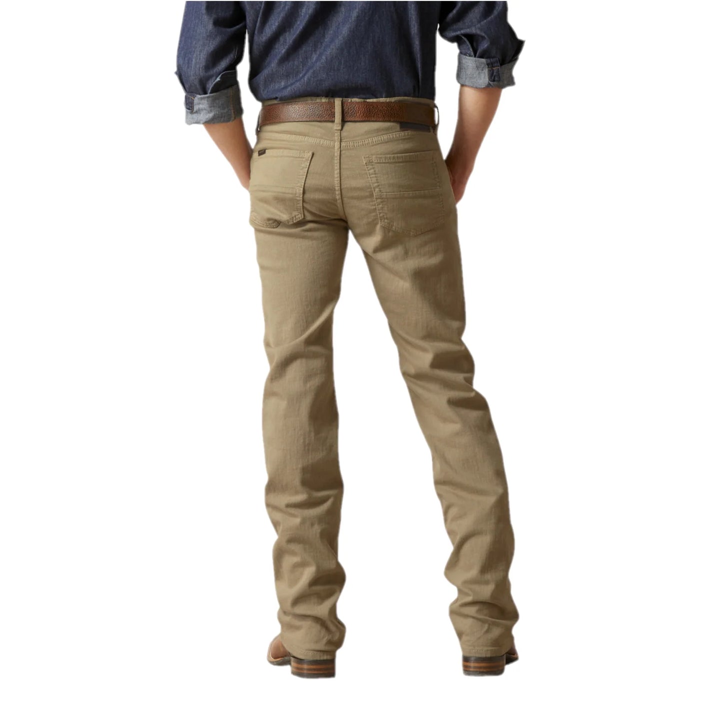Ariat Men's M7 Rocker Stretch Dark Khaki Straight Leg Jeans #10044369