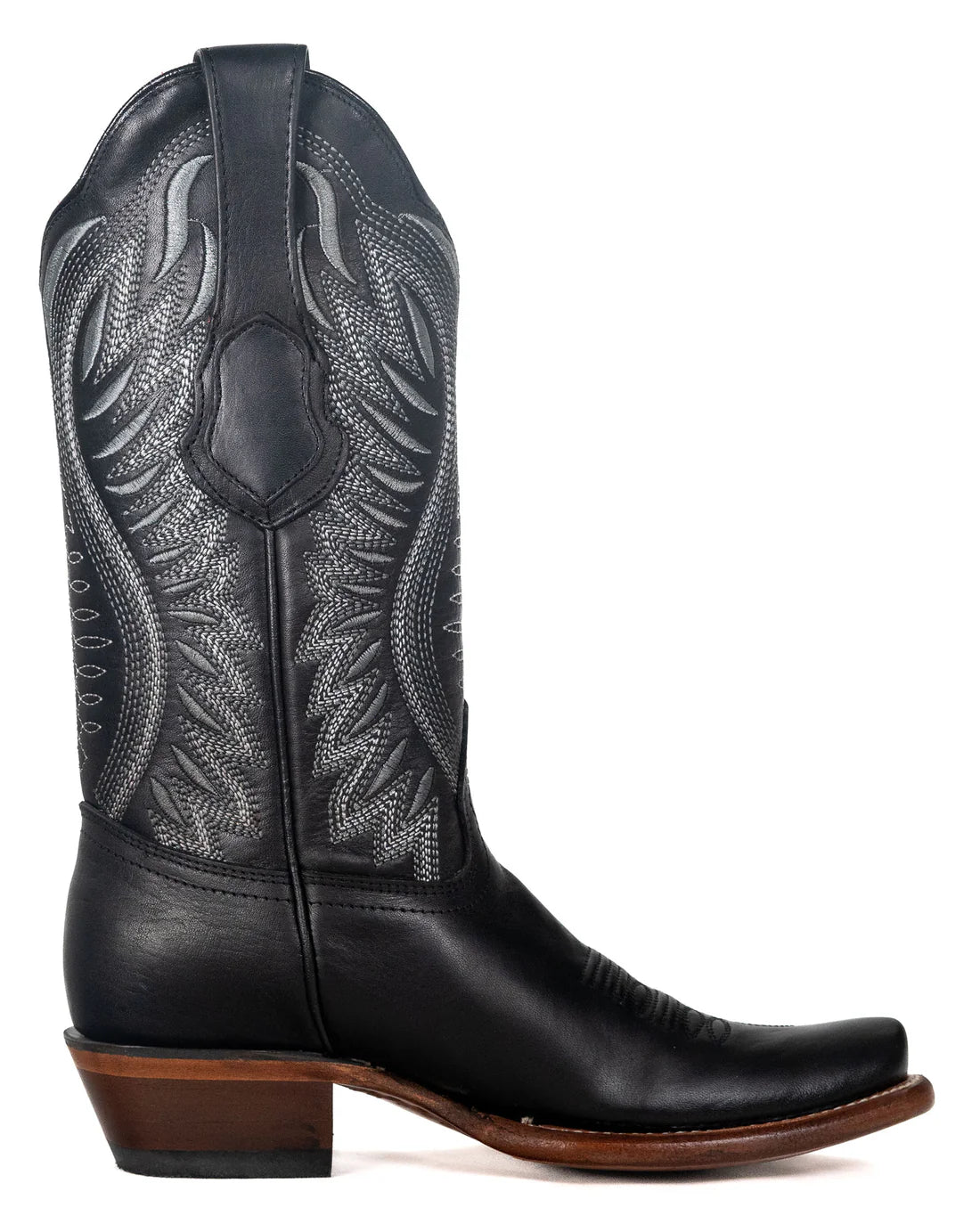 Los Altos Women’s Vergel Suede Leather Black High Top Boots