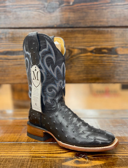 Moreria Men’s Boots 70 GRABADO AVESTRUZ NEGRO-CUERO