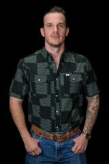 Ferrell Men’s (The Dallas) Green Short Sleeve Snap Shirt